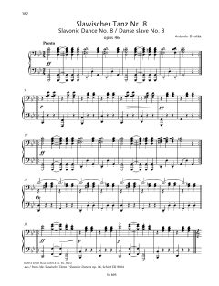 Slavonic Dance von Antonín Dvořák (Download) 