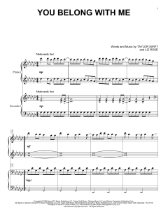 You Belong With Me von Taylor Swift (Download) 