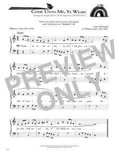 Come To Me, Ye Weary von William Chatterton Dix (Download) 