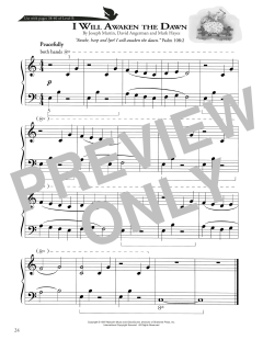 I Will Awaken The Dawn von Mark Hayes (Download) 