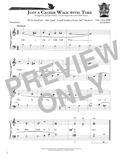 Just A Closer Walk With Thee von David Angerman (Download) 
