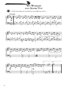 We Worship And Adore You von Traditional (Download) 