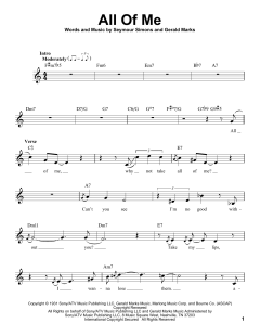 All Of Me von Gerald Marks (Download) 