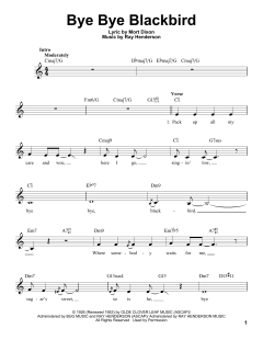 Bye Bye Blackbird von Mort Dixon (Download) 