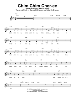 Chim Chim Cher-ee von Robert Bernard Sherman (Download) 
