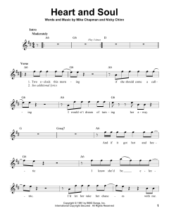 Heart And Soul von Huey Lewis (Download) 