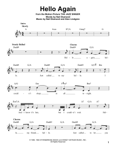 Hello Again von Neil Diamond (Download) 