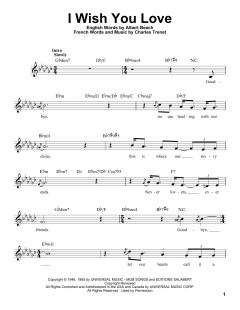 I Wish You Love von Gloria Lynne (Download) 