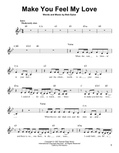 Make You Feel My Love von Bob Dylan (Download) 
