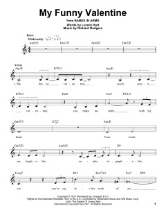 My Funny Valentine von Lorenz Hart (Download) 