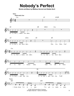 Nobody's Perfect von Miley Cyrus (Download) 