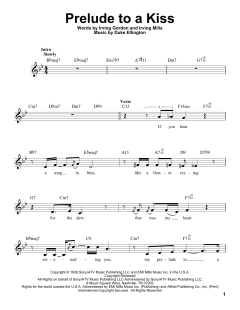 Prelude To A Kiss von Duke Ellington (Download) 