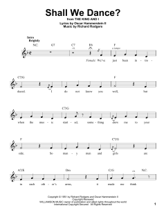 Shall We Dance? von Richard Rodgers (Download) 