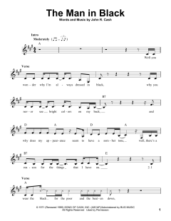 The Man In Black von Johnny Cash (Download) 