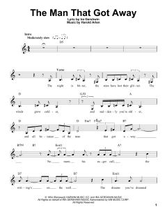 The Man That Got Away von Harold Arlen (Download) 