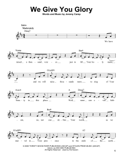 We Give You Glory von Jeremy Camp (Download) 
