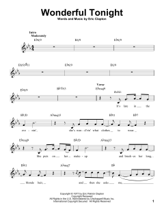 Wonderful Tonight von David Kersh (Download) 