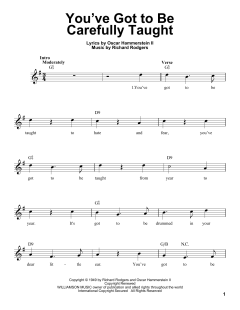 You've Got To Be Carefully Taught von Richard Rodgers (Download) 