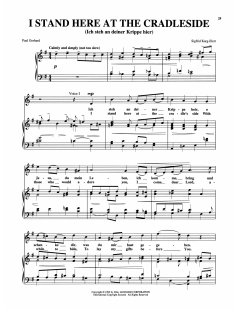 I Stand Here At The Cradleside von Sigfrid Karg-Elert (Download) 
