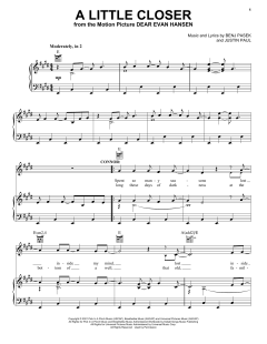 A Little Closer von Benj Pasek (Download) 