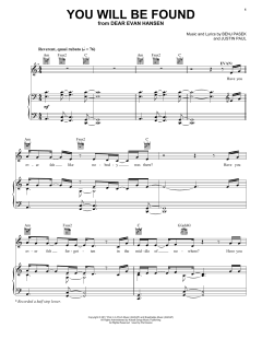 You Will Be Found von Benj Pasek (Download) 