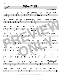 Didn't We von Jimmy Webb (Download) 