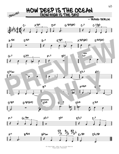 How Deep Is The Ocean von Irving Berlin (Download) 