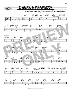 I Hear A Rhapsody von Jack Baker (Download) 