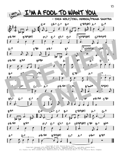 I'm A Fool To Want You von Joel Herron (Download) 