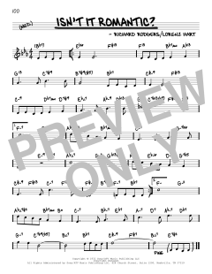 Isn't It Romantic? von Richard Rodgers (Download) 