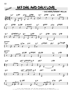 My One And Only Love von Guy Wood (Download) 