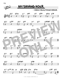 My Shining Hour von Harold Arlen (Download) 