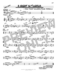 A Night In Tunisia von Dizzy Gillespie (Download) 
