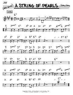 A String Of Pearls von Eddie DeLange (Download) 
