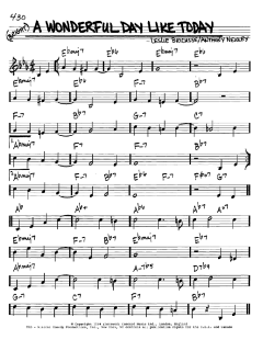 A Wonderful Day Like Today von Leslie Bricusse (Download) 