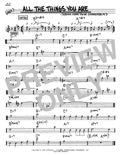 All The Things You Are von Jerome Kern (Download) 