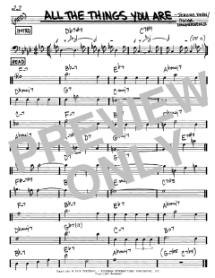 All The Things You Are von Jerome Kern (Download) 