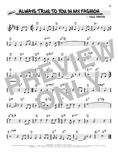 Always True To You In My Fashion von Cole Porter (Download) 