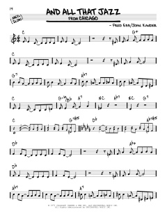 And All That Jazz von Fred Ebb (Download) 