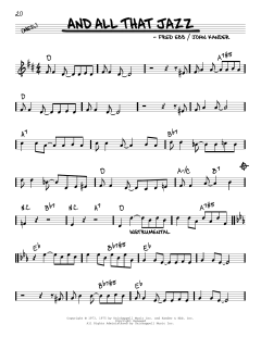 And All That Jazz von Fred Ebb (Download) 