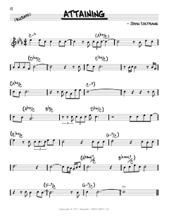 Attaining von John Coltrane (Download) 