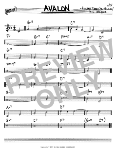 Avalon von Al Jolson (Download) 