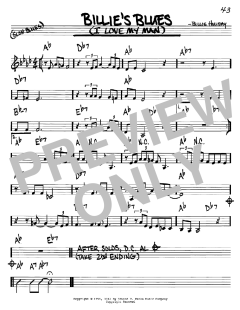 Billie's Blues von Billie Holiday (Download) 