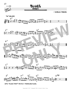Blues von Charlie Parker (Download) 