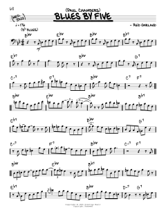 Blues By Five von Paul Chambers (Download) 