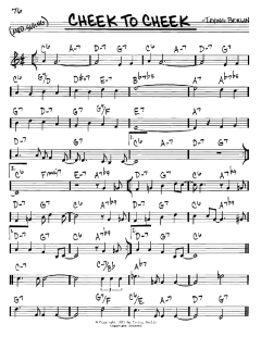 Cheek To Cheek von Irving Berlin (Download) 