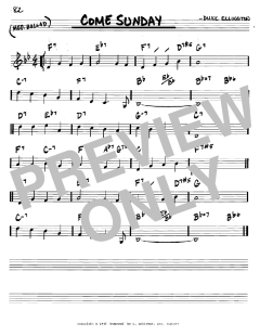 Come Sunday von Duke Ellington (Download) 