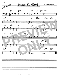 Come Sunday von Duke Ellington (Download) 