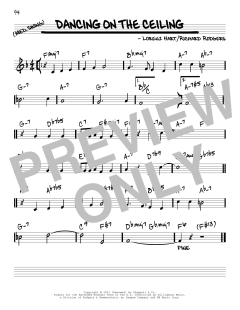 Dancing On The Ceiling [Reharmonized version] von Richard Rodgers (Download) 