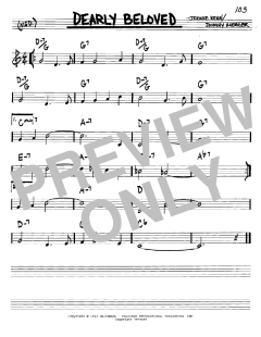 Dearly Beloved von Jerome Kern (Download) 